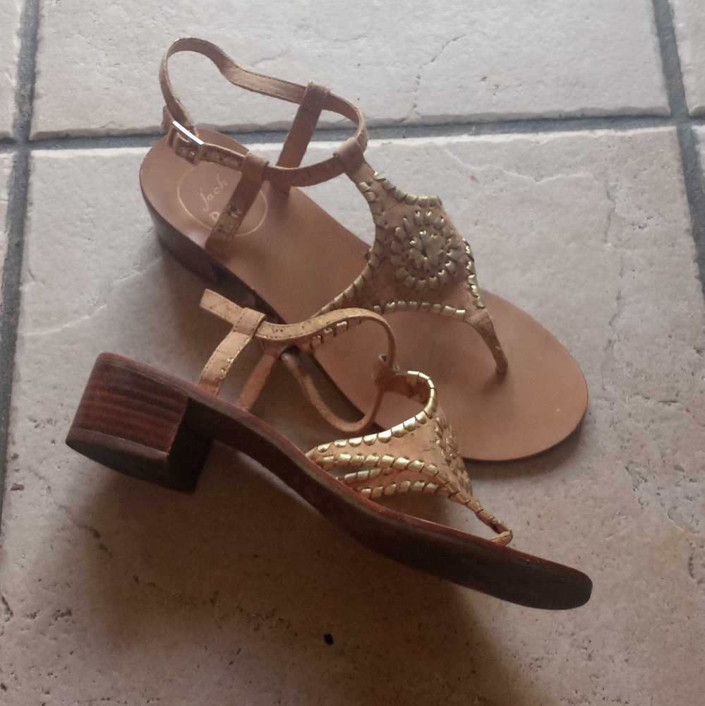 Jack Rogers sandal heals